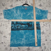 XL - Vintage Y2K Alaska nature wraparound 1990s fade t-shirt