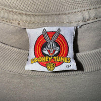 Vintage y2k camp wawona 1990s looney tunes taz bugs t-shirt