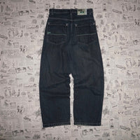 32 - Vintage / Y2K South Pole dark denim green tab