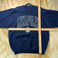 Vintage Y2K annapolis university arc crest 1990s sweatshirt