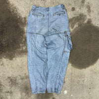 Vintage y2k bugle boy light wash 1990s faded cargo pants