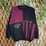 Vintage Y2K eighty nine 89 embroidered 90s knitted sweater