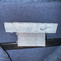 Vintage Nike 00’s gray Tag distressed faded spellout hoodie