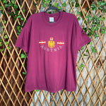Vintage Y2K Austria embroidered country crest 1990s t-shirt