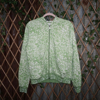 Medium- Vintage Y2K floral flower tea 2000s femme zip hoodie