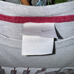 Vintage Y2K Nike spell out striped 2000s grey tag t-shirt