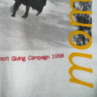 Vintage 90s microsoft promo longsleeve shirt