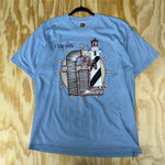 Vintage y2k naples florida tourist 2000s lighthouse t-shirt