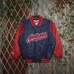 Large -Vintage Y2K Cleveland guardians youth baseball jacket