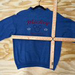 Vintage mickey mouse 1990s embroidered disneyland crewneck