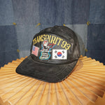 OSFA - Vintage korea team spirit 1993 embroider leather hat