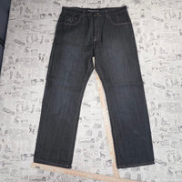 40 -Vintage Y2K Brooklyn express cross embroider jeans pants