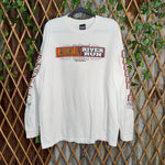 Vintage Y2K Laughlin River run motorcycle rally LS T-shirt