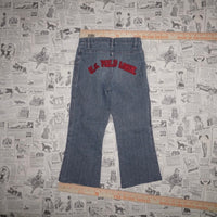 6 - Vintage Y2K US Polo assn denim femme 00s embroider pants