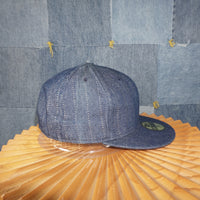 7 3/8 58.7CM- Vintage / Y2K Yankees Sashiko Style Fitted Cap