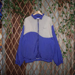 XL - Vintage Y2K Nike embroider 90s purple/gray windbreaker