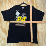 Vintage Y2K Jeff Gordon natl guard nascar racing 00s t-shirt