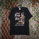 XL - Vintage Y2K Pirate rum pinup girl texas 2000s t-shirt