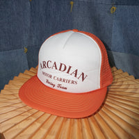 OSFA - Vintage Y2K Arcadian motor carriers racing team  hat