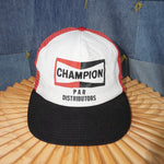 OSFA - Vintage champion PAR distributors 1990s trucker hat