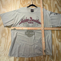 Vintage Y2K Harley Davidson motorcycle anniversary t-shirt