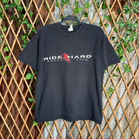 Vintage Y2K ride hard Snowbird utah snowboard 2000s t-shirt