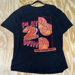 XL - Vintage y2k play 2 win basketball t-shirt