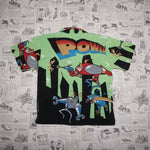 Medium - Vintage Y2K K.A.D. superhero robot cartoon t-shirt
