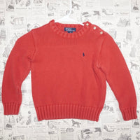 6 - Vintage Y2K Polo ralph lauren red knit 2000s sweater