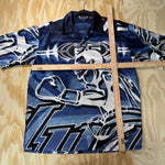 Vintage Y2K ZAM Muhammad Ali fat Albert fubu aop 00s T-shirt