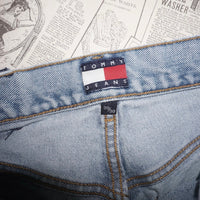 30 - Vintage Y2K Tommy Hilfiger light wash baggy denim jeans