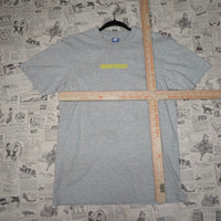 Small -Undefeated spell out hype essential neon gray t-shirt