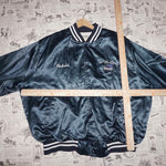XXL - Vintage Y2K semi trucking 1990s satin bomber jacket