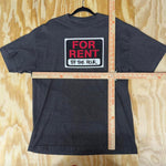 Vintage y2k for rent by the hour parody humor skate t-shirt