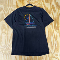 Vintage y2k cannon beach embroidered 2000s tourist t-shirt