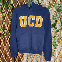 Vintage y2k uc davis university college 90s embroider hoodie