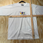 Vintage Y2K cottage 2000s flower butterfly embroider t-shirt