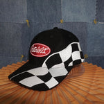 OSFA - Vintage Y2K Peterbilt embroider trucker checkered hat