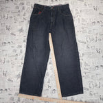 33x32 - Vintage Y2K Plugg co denim skate dark 2000s pants