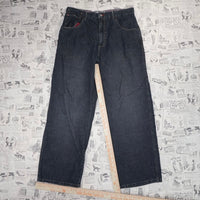 33x32 - Vintage Y2K Plugg co denim skate dark 2000s pants