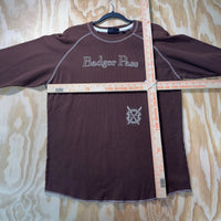 Vintage Y2K badger passYosemite ribbed thermal 2000s t-shirt