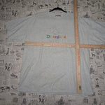 XXL - Vintage Y2K Disneyland rainbow 1990s embroider t-shirt
