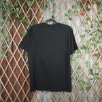 M - Vintage / Y2K 2000's Front Print Smoking Skull Poker Tee
