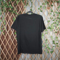 M - Vintage / Y2K 2000's Front Print Smoking Skull Poker Tee