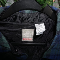XL -Vintage Y2K Outdoor exchange puffer plaid flannel jacketd