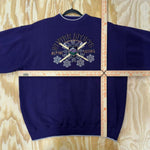 Vintage red cliff 1990s alpine skiing embroidered sweatshirt