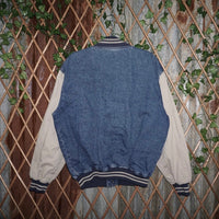 Large - Vintage Y2K hartwell 1990s embroidered denim bomber