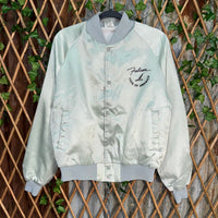 Vintage Y2K falcon ranchero club of America 80s satin jacket
