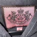 Vintage y2k juicy couture femme 00s women long zip up hoodie