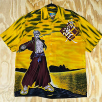 XL - Vintage y2k anime style button up t-shirt